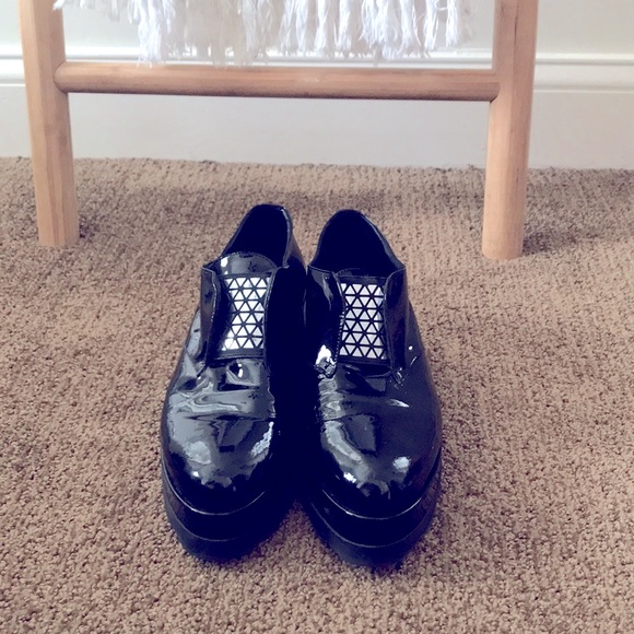 Patent Leather Platforms - Picture 1 of 9